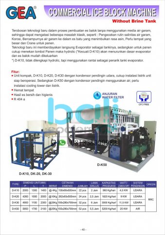 ICE MAKER - Bali Coolers: GEA, GETRA, RSA, SANDEN INTERCOOLER ...