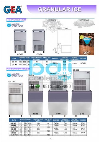 ICE MAKER - Bali Coolers: GEA, GETRA, RSA, SANDEN INTERCOOLER ...