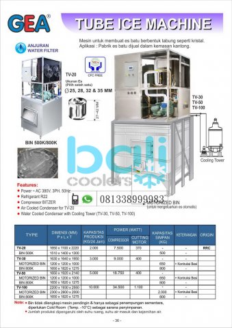 ICE MAKER - Bali Coolers: GEA, GETRA, RSA, SANDEN INTERCOOLER ...